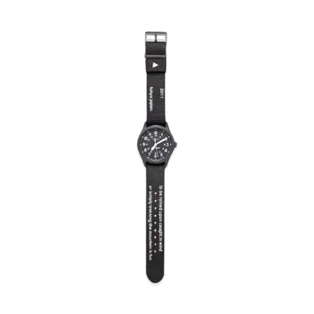 and wander TIMEX x and wander EXPEDITION NORTH FIELD POST SOLAR "BLACK"