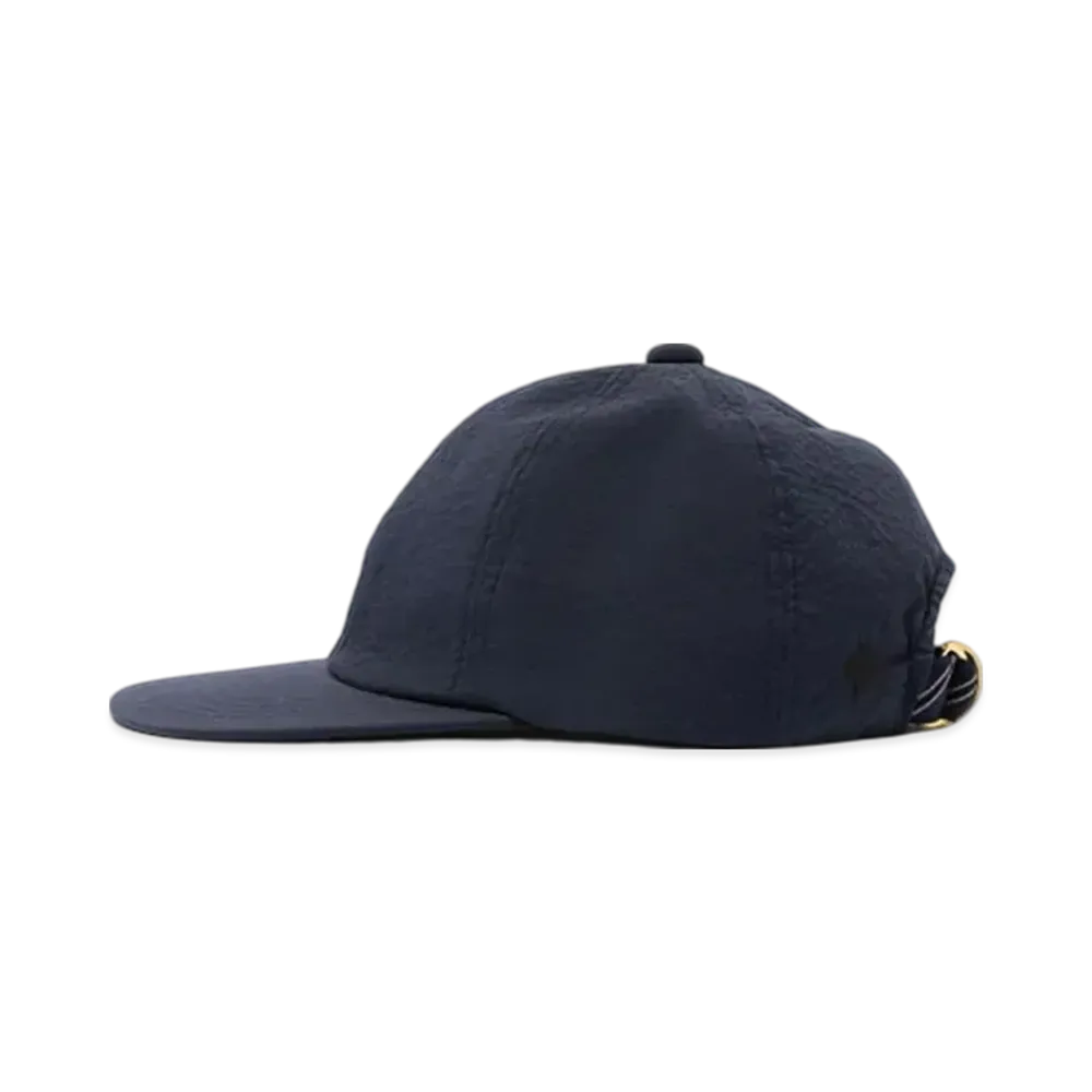 BEAMS 6 Panel Regimental Strap Sucker "Navy"
