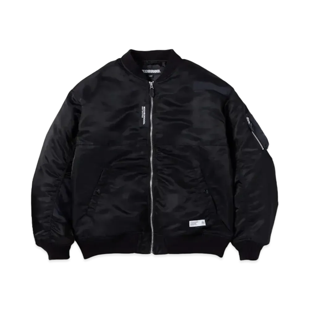 NEIGHBORHOOD MA-1 Flight Jacket "Black"