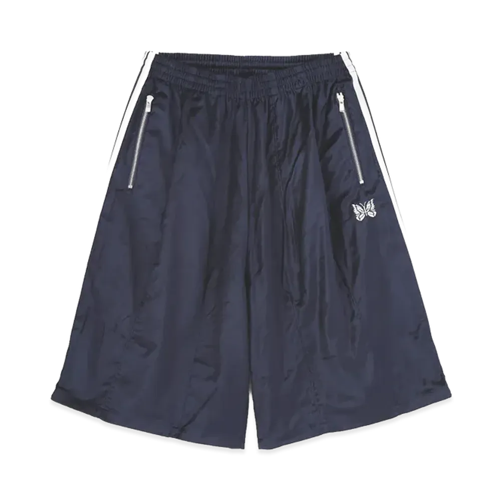 NEEDLES x LHP H.D.Track Shorts - C/Pe Velour "Navy"