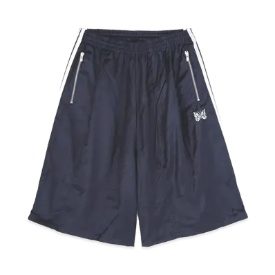 NEEDLES x LHP H.D.Track Shorts - C/Pe Velour "Navy"