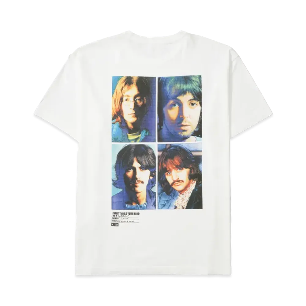 Kith x The Beatles Portrait Vintage Tee "White"