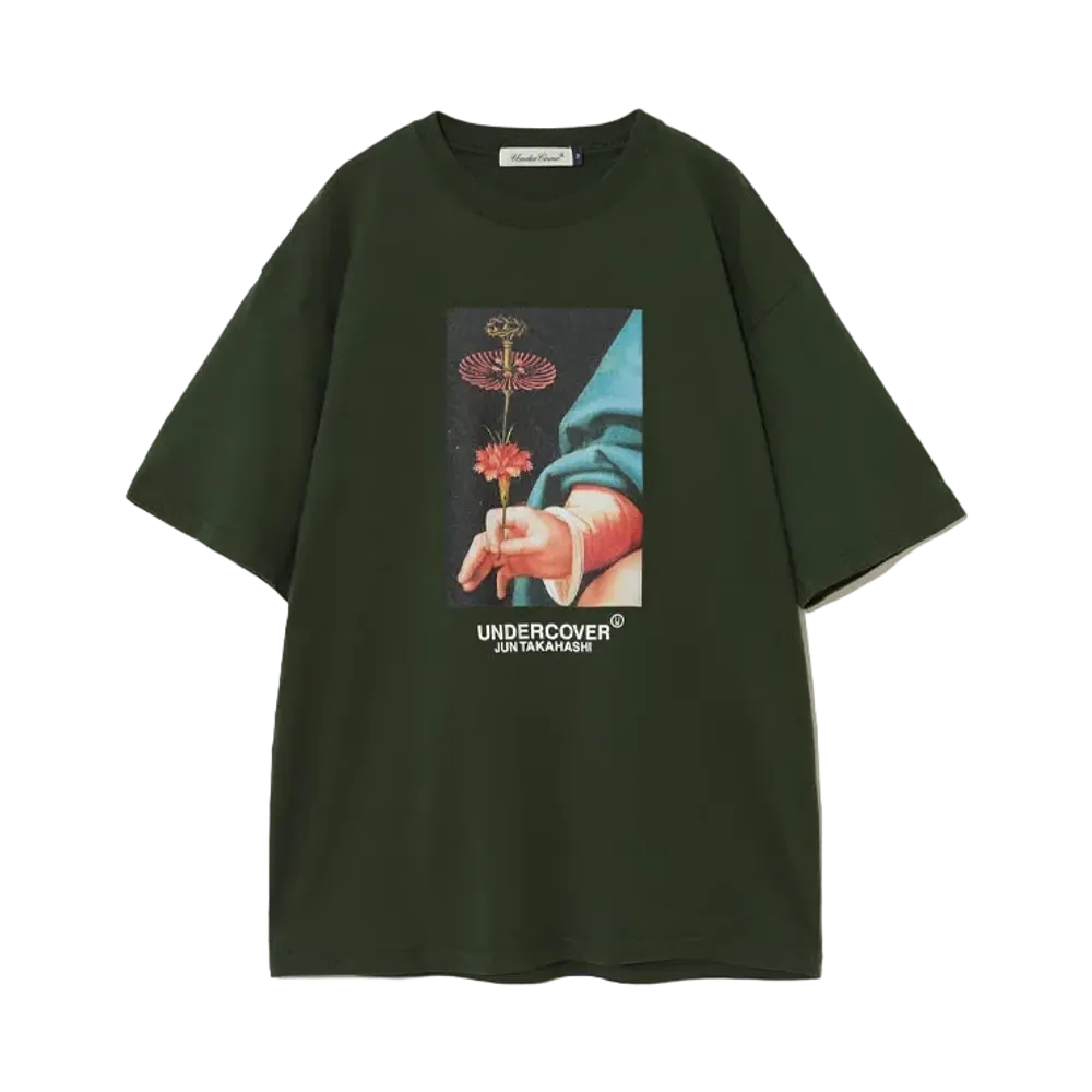 UNDERCOVER Cotton T-Shirt "Khaki Green"
