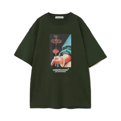 UNDERCOVER Cotton T-Shirt "Khaki Green"