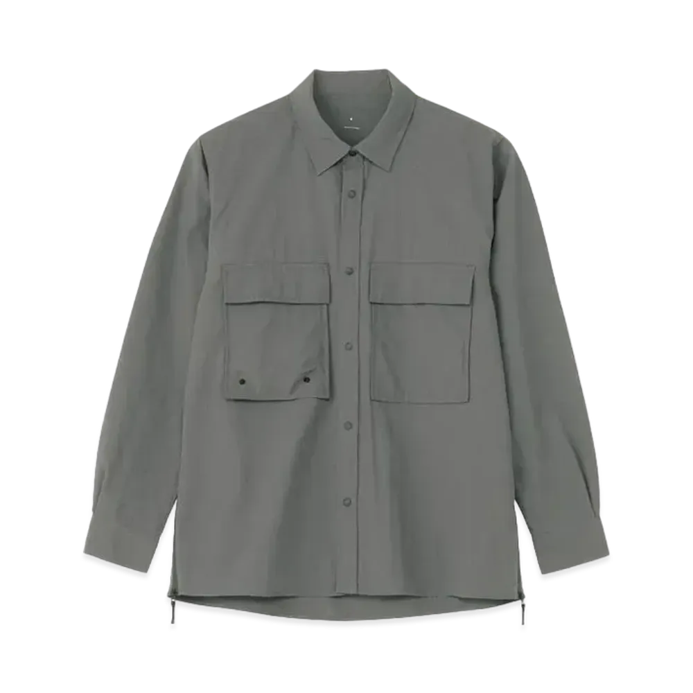 Goldwin Field Bench Nylon Shirt (Unisex) "Deep Charcoal"