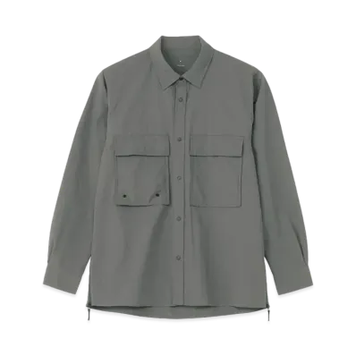 Goldwin Field Bench Nylon Shirt (Unisex) "Deep Charcoal"