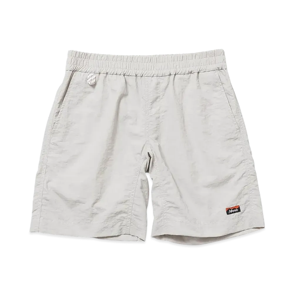 NANGA Nylon Tusser Kids Easy Shorts "Ivory"