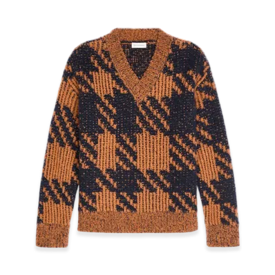 DRIES VAN NOTEN Graphic Sweater "Light rust"