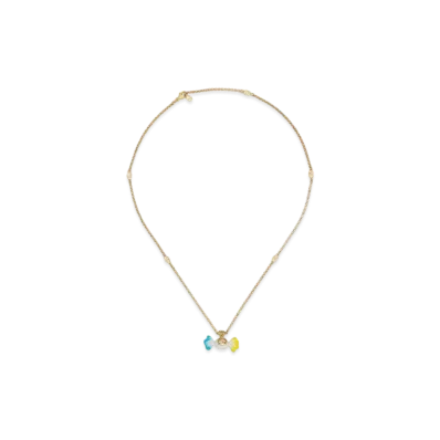 GUCCI Interlocking G Candy Necklace "Gold"