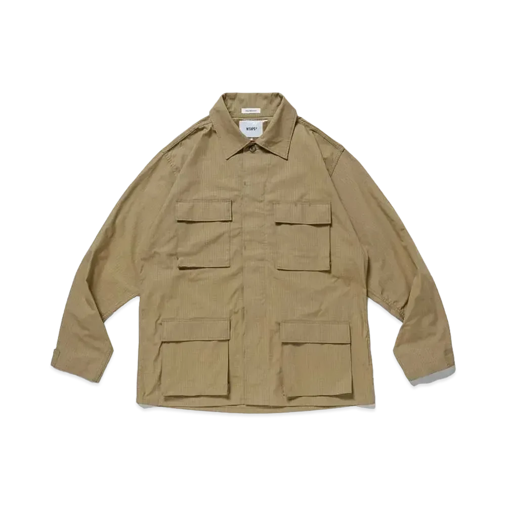 Wtaps WMILL-LS 01 / LS / NYCO. RIPSTOP "Beige"