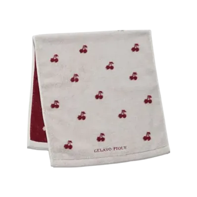 GELATO PIQUE Cherry Face Towel "Red"