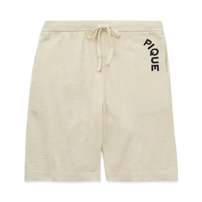 GELATO PIQUE Homme Air Moco Pique Logo Jacquard Shorts "Cream"