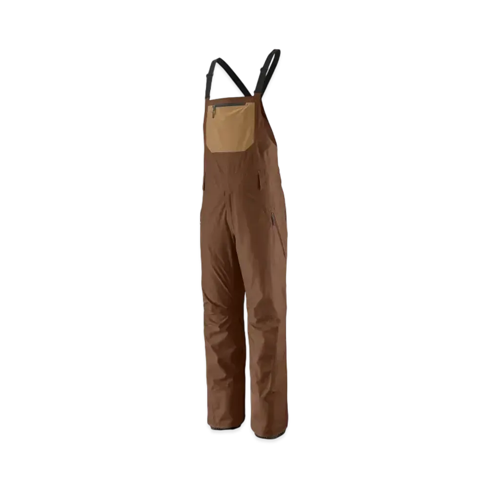 Patagonia Men's Powder Town Bibs "Moose Brown"