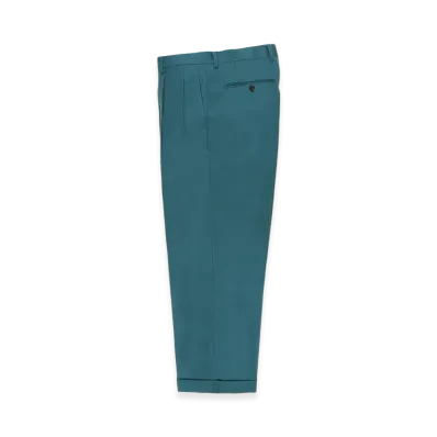 WACKO MARIA x Dormeuil Pleated Trousers (Type-1,2,Double) "Turquoise"