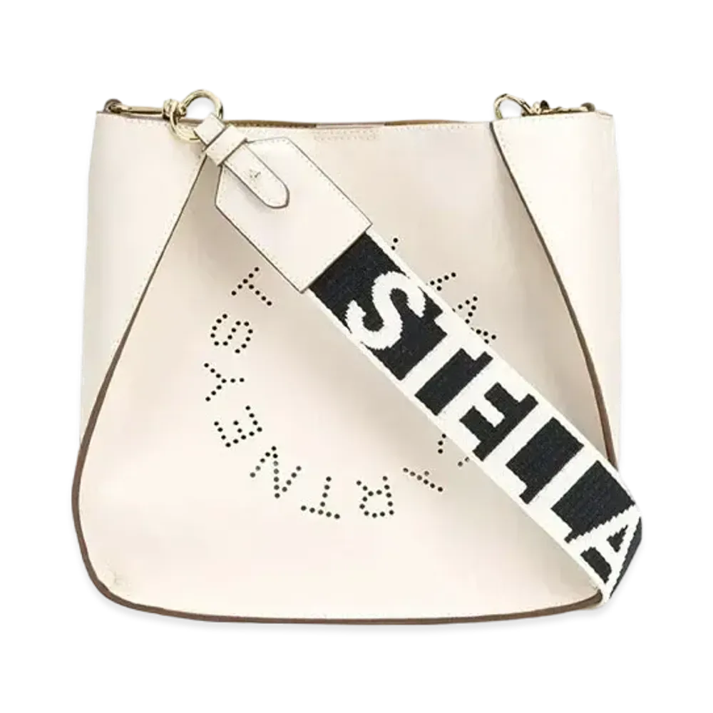 STELLA McCARTNEY Stella Logo Shoulder Bag "Pure White"