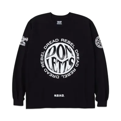NEIGHBORHOOD x REBEL DREAD HARDWARE . Tee LS "Black"
