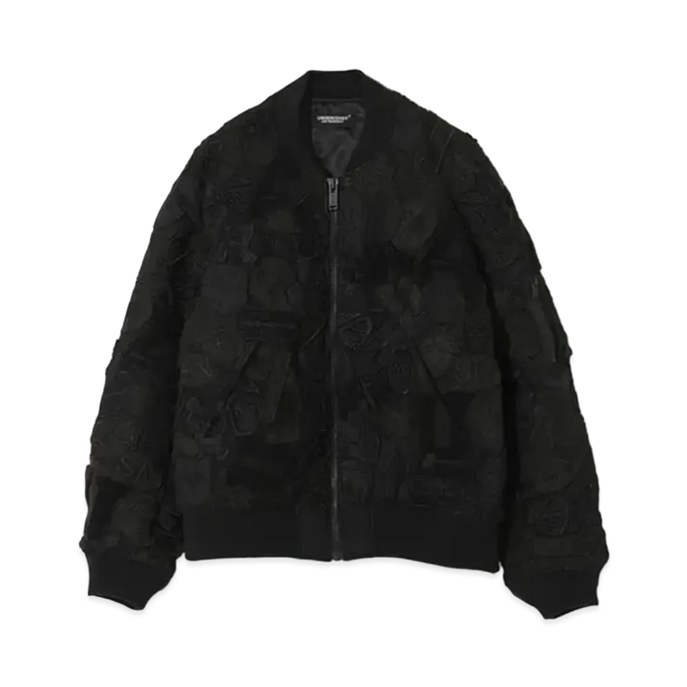 UNDERCOVER Patch Collage MA-1 Jacket "Black"