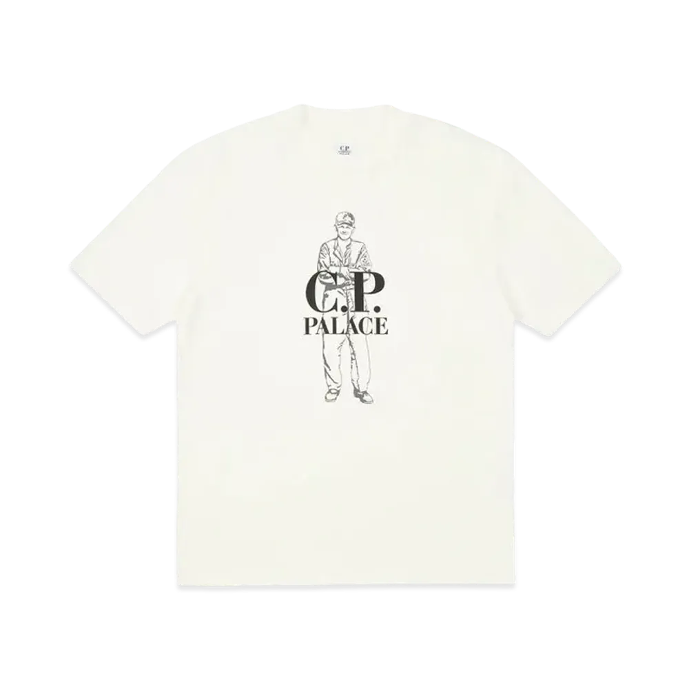 PALACE C.P. COMPANY Logo T-Shirt "White"