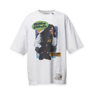 Maison MIHARA YASUHIRO x U/MUSIC Billie Eilish Graphic T-shirt "White"