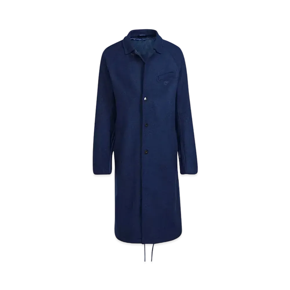ADIDAS BLUE VERSION WOOL COAT "Dark Blue"