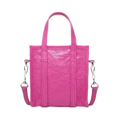 BALENCIAGA Bazaar Plus Small Shopping Bag "Pink"