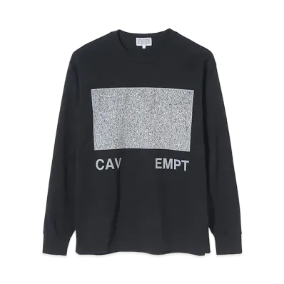Cav Empt (C.E) VCR NOISE LONG SLEEVE T "Black"