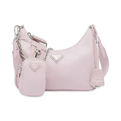 PRADA Re-Edition 2005 Re-Nylon Bag "Pink"