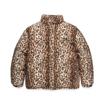 WACKO MARIA x NANGA Leopard Down Jacket "Beige"