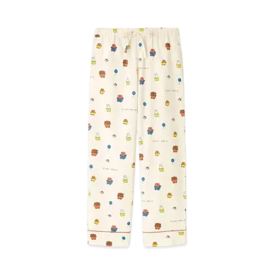 GELATO PIQUE x Dick Bruna All-Over Print Neru Long Pants "Cream"