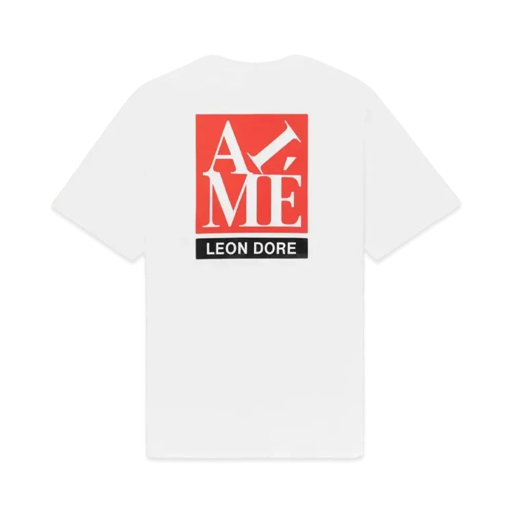 Aime Leon Dore Block Logo Tee "White"