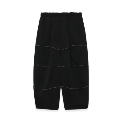 BLACK COMME des GARCONS Cropped Tapered Pants "Black"