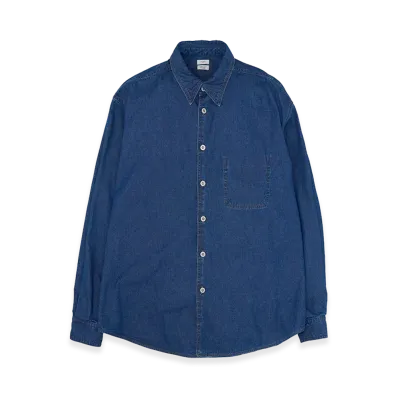 YOKE Vintage Washed Denim Shirt "Indigo"