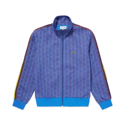 LACOSTE Monogram Jacquard Track Jacket "Blue"