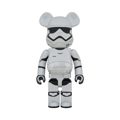 Bearbrick FIRST ORDER STORMTROOPER(TM) (The Force Awakens Ver.) CHROME Ver.1000%