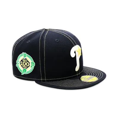 NEW ERA x THE CAP 59Fifty Old Stitch Philadelphia Phillies "Navy"