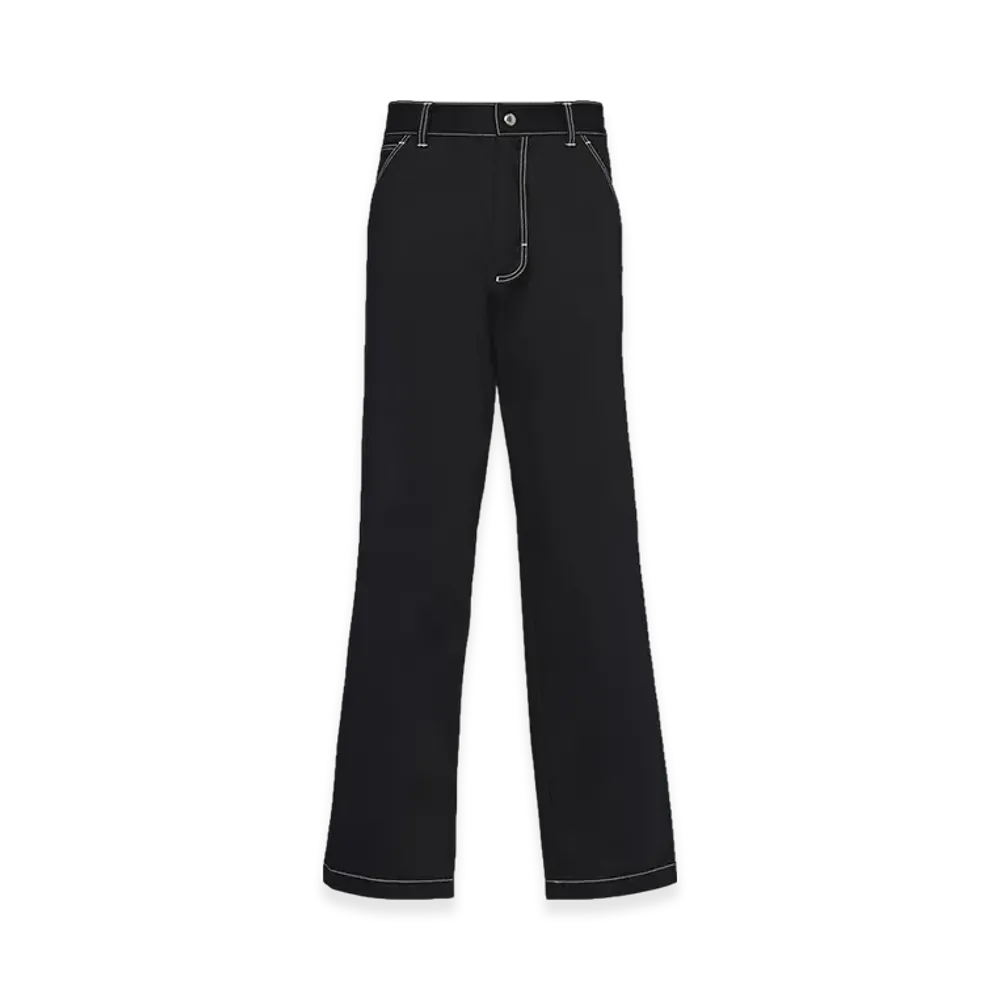 PRADA Stretch Cotton Pants "Black"