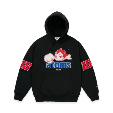 PALACE x SANKEI ATOMS Hood "Black"