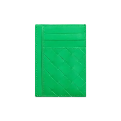 Bottega Veneta Card Case With Coin Purse "Parakeet"