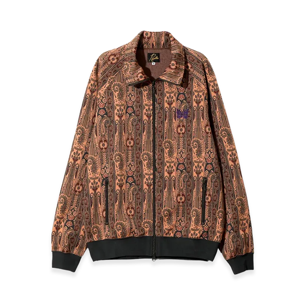 NEEDLES Track Jacket Poly Jacquard "Orange"