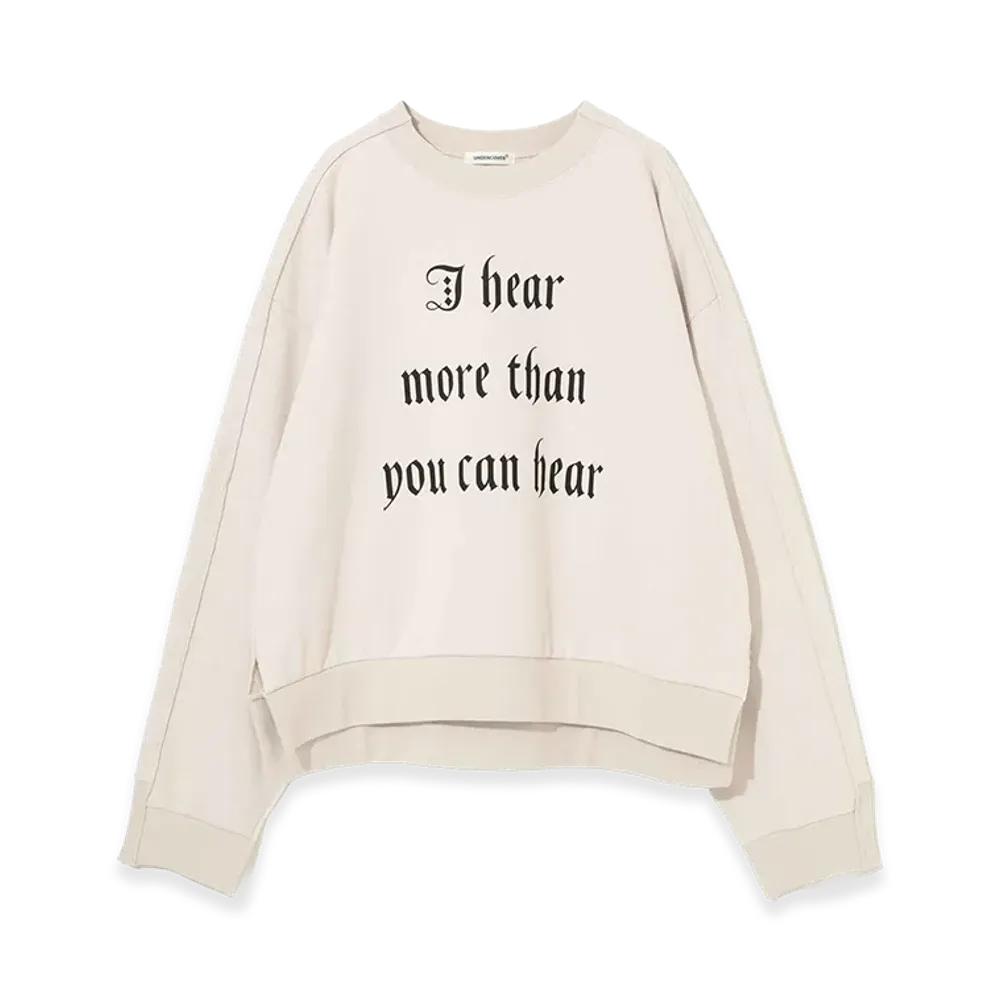 UNDERCOVER Cotton Sweatshirt Pullover "Off White"