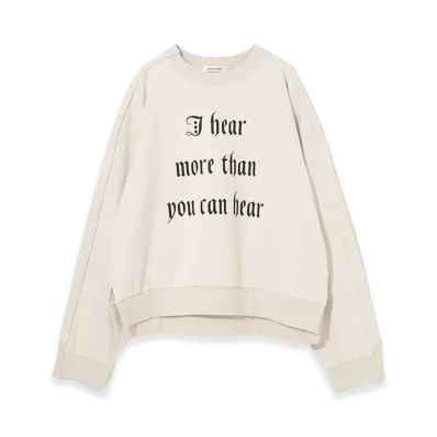 UNDERCOVER Cotton Sweatshirt Pullover "Off White"