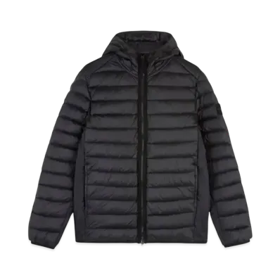 Stone Island 40324 Loom Woven Chambers Recycled Nylon Down-TC "Black"