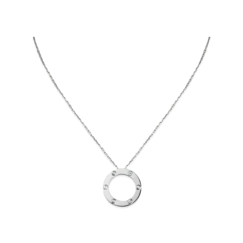 Cartier Love Necklace, 3 Diamonds