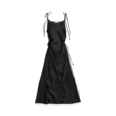 Acne Studios Satin Dress "Black"
