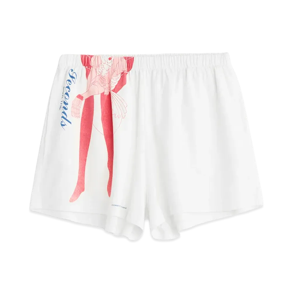 OUR LEGACY Women's Gored Shorts "Cybernetic Demon Print"