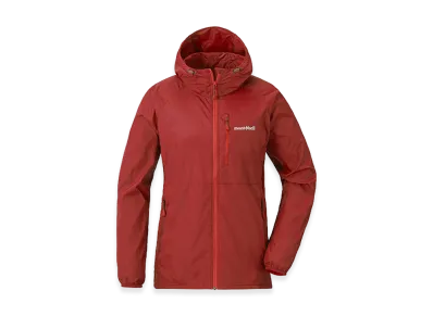 mont-bell Women's US Wind Blast Parka "Red"