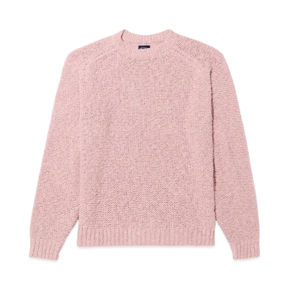 Noah Popcorn Yarn Sweater "Pink"