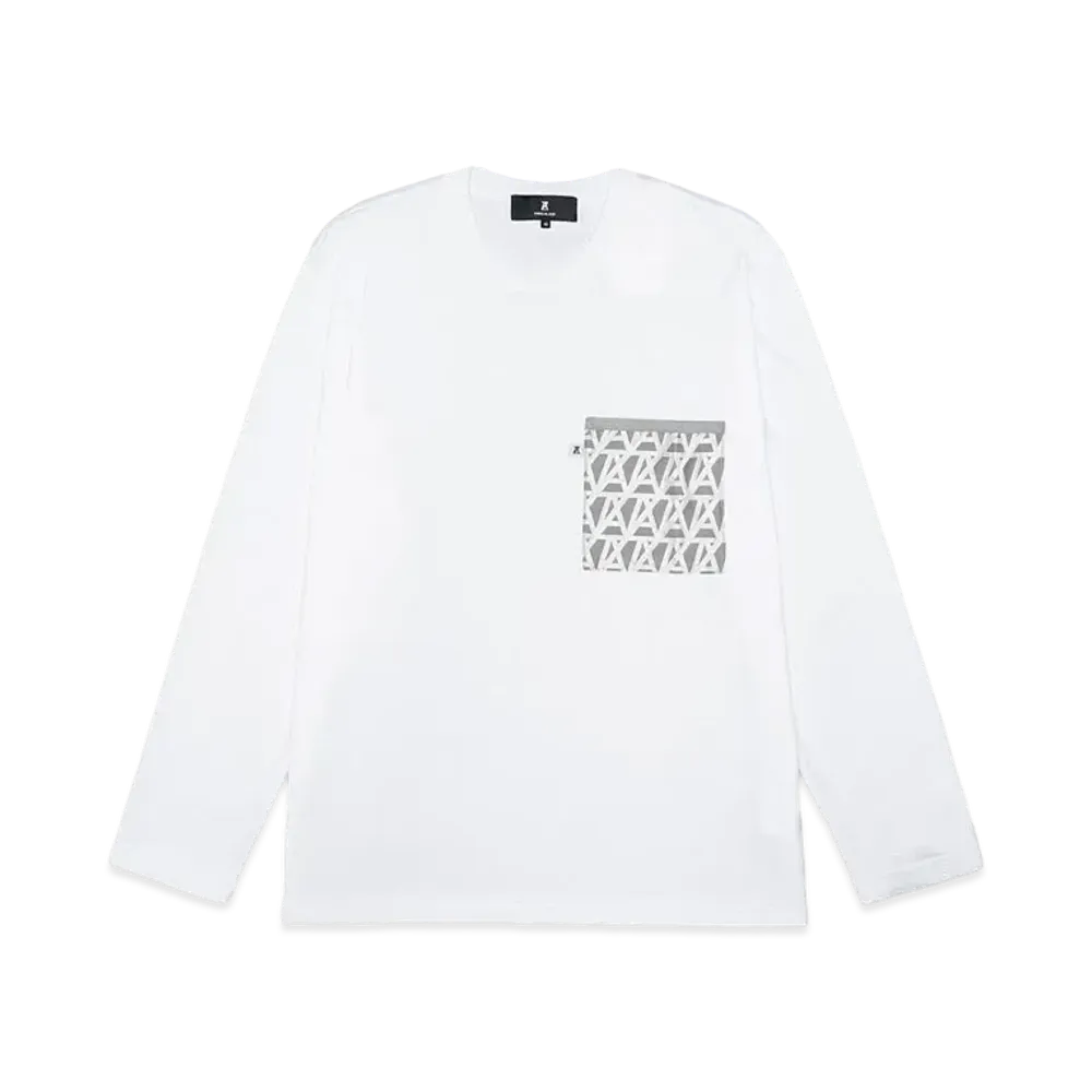 ANREALAGE PHOTOCHROMIC AZ POCKET LONG T-SHIRTS "WHITE"