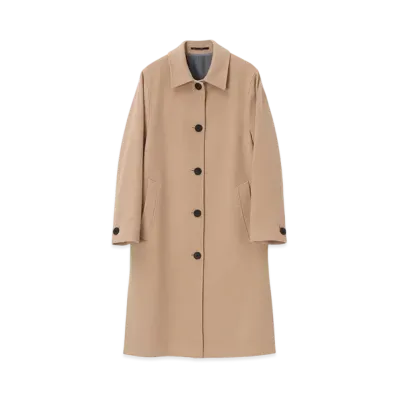 Paul Smith Women's Melton Sten Collar Coat "Beige"