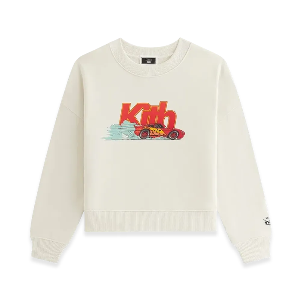 Kith x Disney Pixar Kids Cars Nelson Crewneck "Sandrift"
